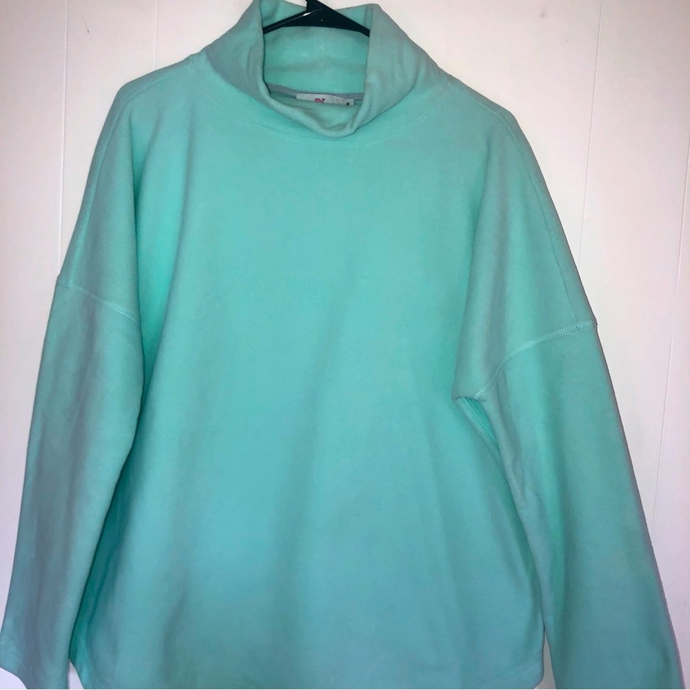 Vineyard Vines Mockneck Long Sleeve Fleece Pullover Women’s Size Medium